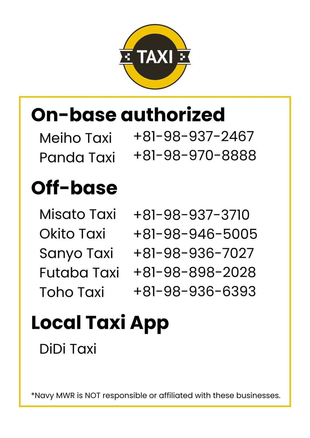 Taxi Services